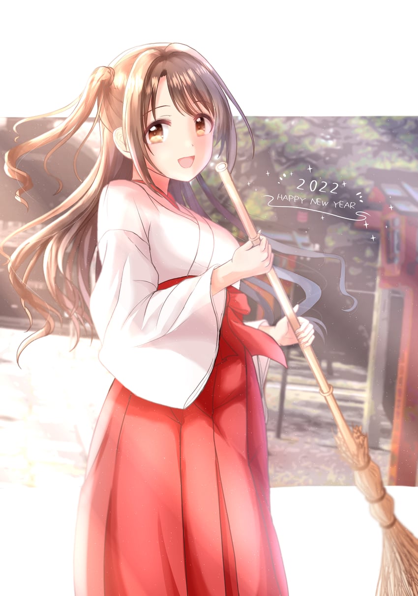 shimamura uzuki (idolmaster and 2 more) drawn by citrusmikan