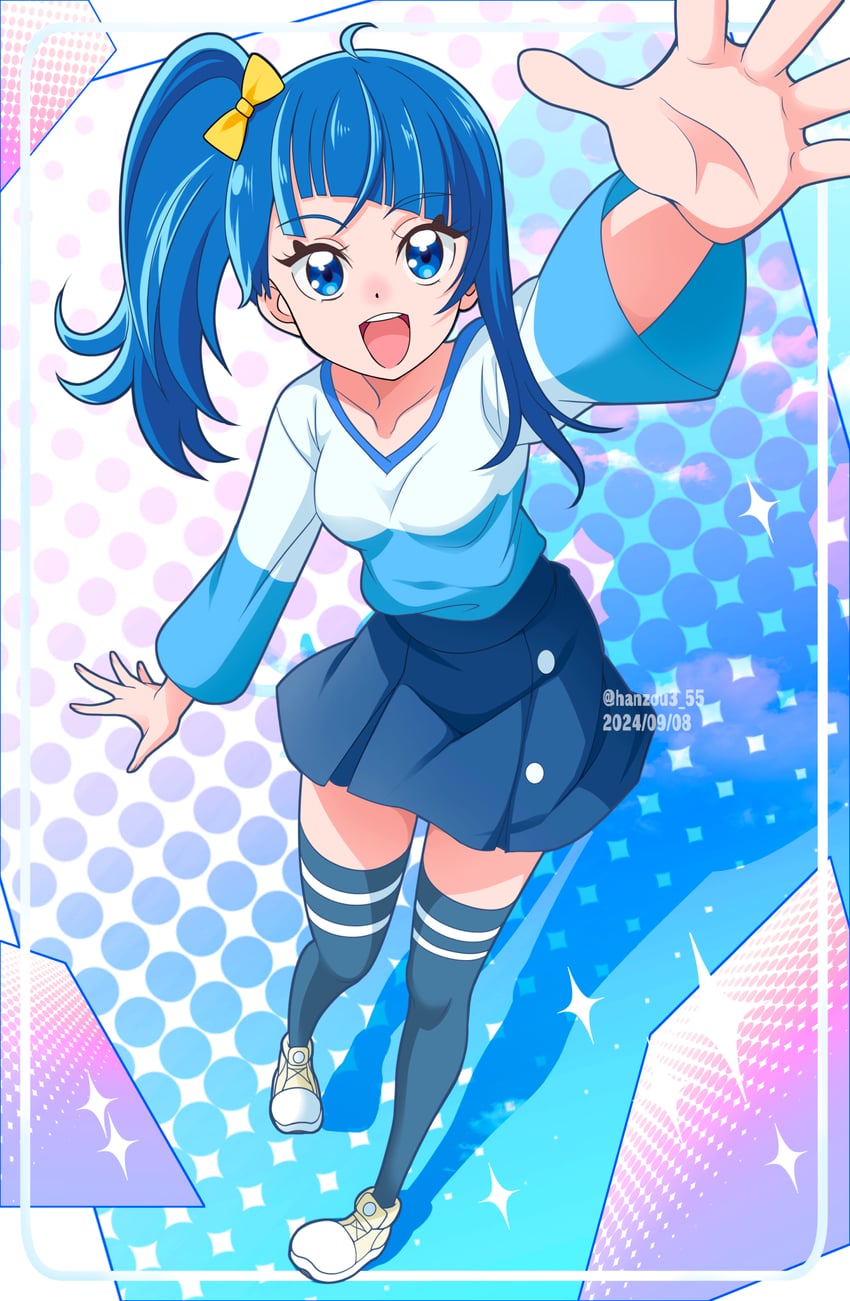 sora harewataru (precure and 1 more) drawn by hanzou