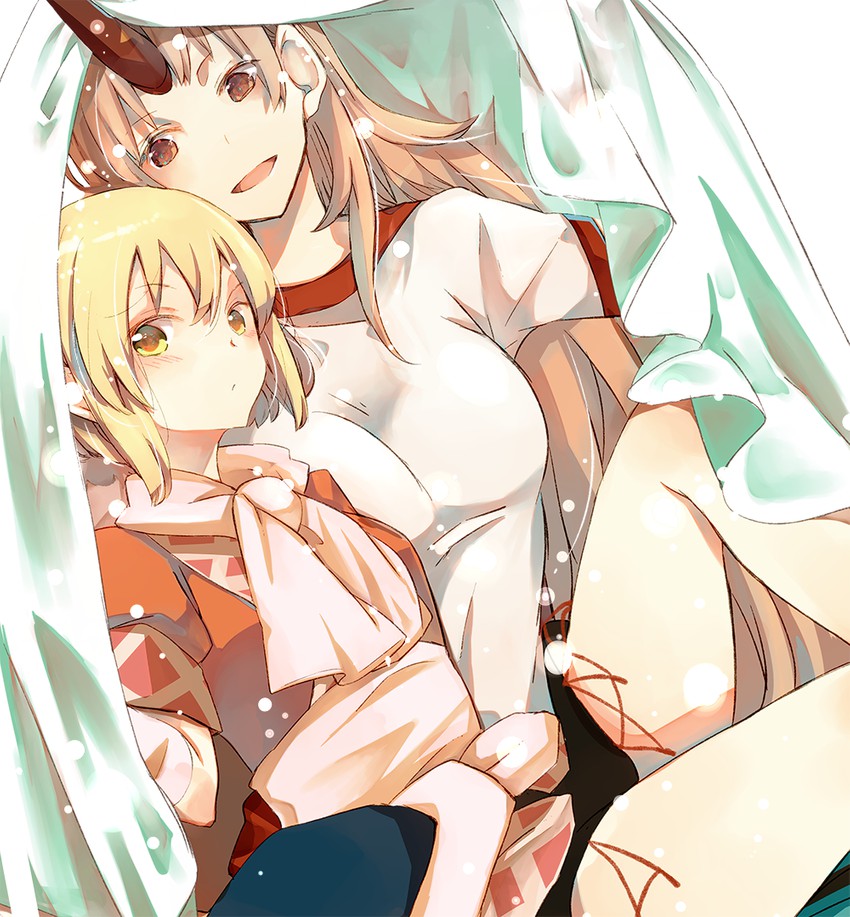 mizuhashi parsee and hoshiguma yuugi (touhou) drawn by atoki