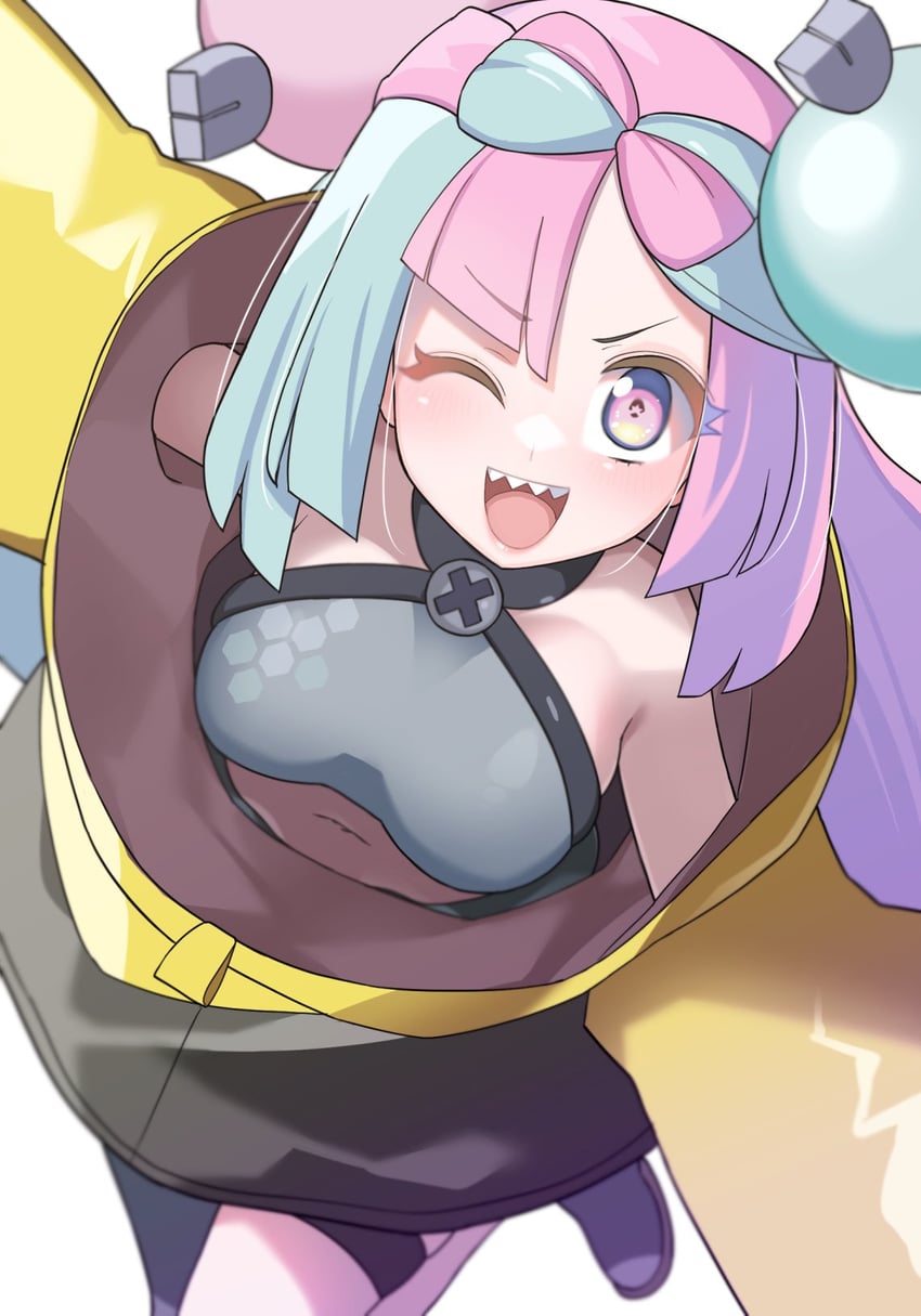 iono and magnemite (pokemon and 1 more) drawn by akitokage