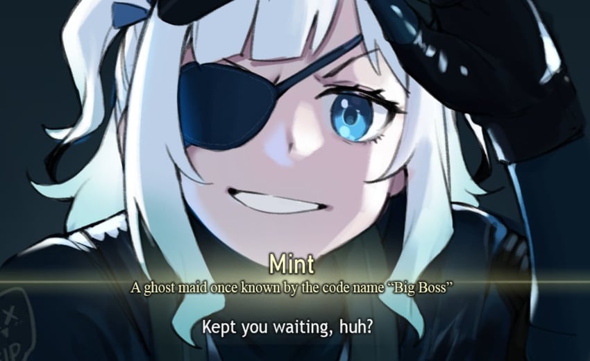 mint fantome and big boss (indie virtual youtuber and 3 more) drawn by dasdokter