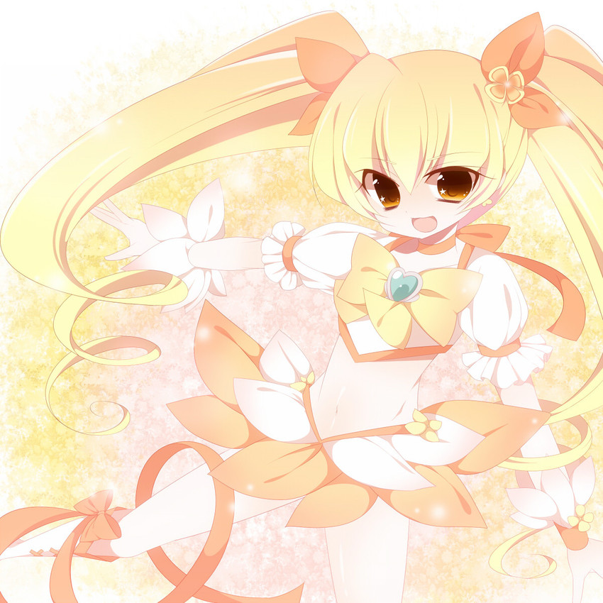 myoudouin itsuki and cure sunshine (precure and 1 more) drawn by yuki_miya