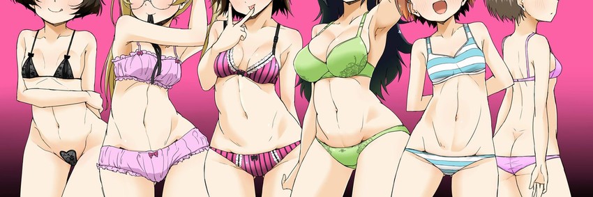sawa azusa, utsugi yuuki, yamagou ayumi, sakaguchi karina, oono aya, and 1 more (girls und panzer) drawn by nana_(manaita_koumuten)