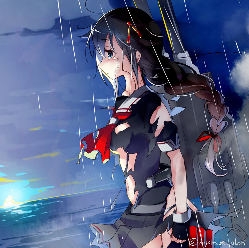 shigure (kantai collection) drawn by hayakawa_akari