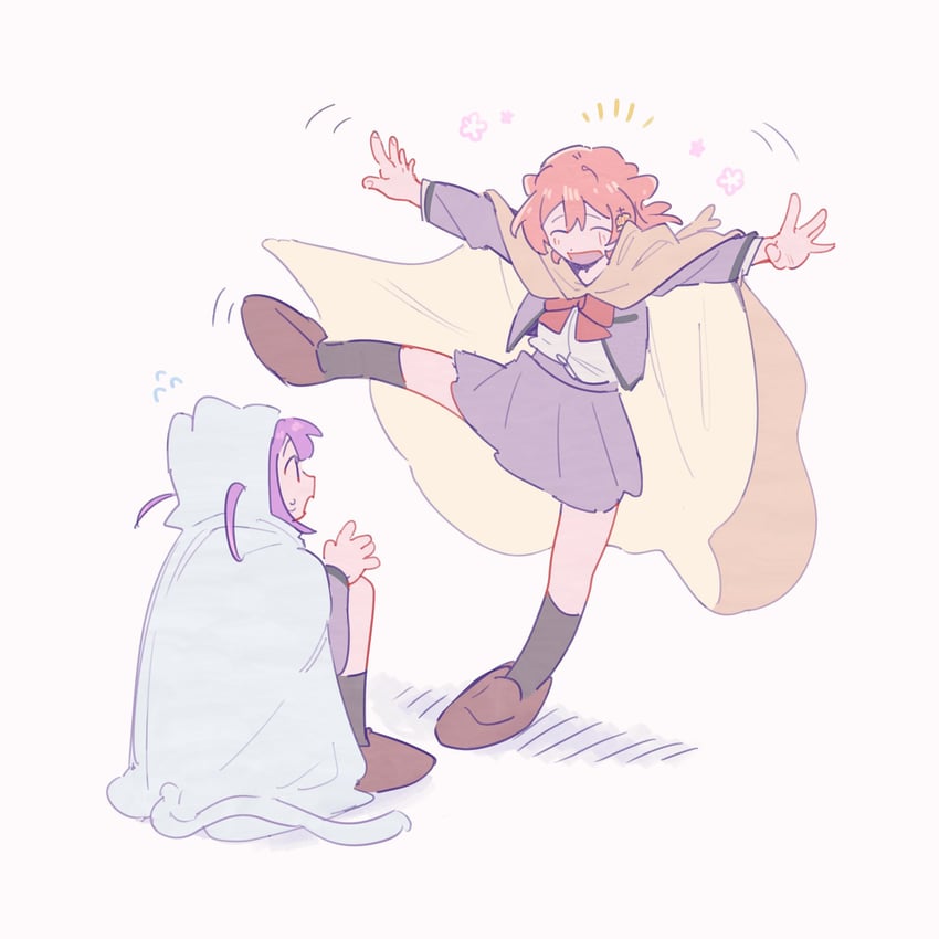 aijou karen and tsuyuzaki mahiru (shoujo kageki revue starlight) drawn by rei931218
