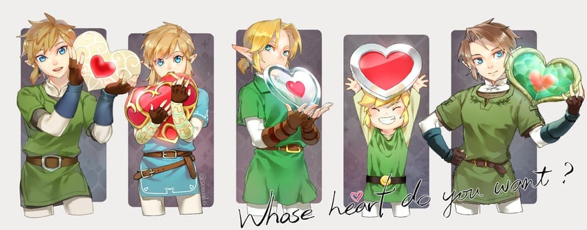 link and toon link (the legend of zelda and 5 more) drawn by natsuyon