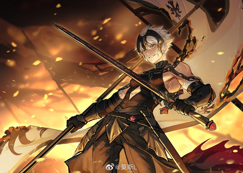 jeanne d'arc alter (fate and 1 more) drawn by mosi_l