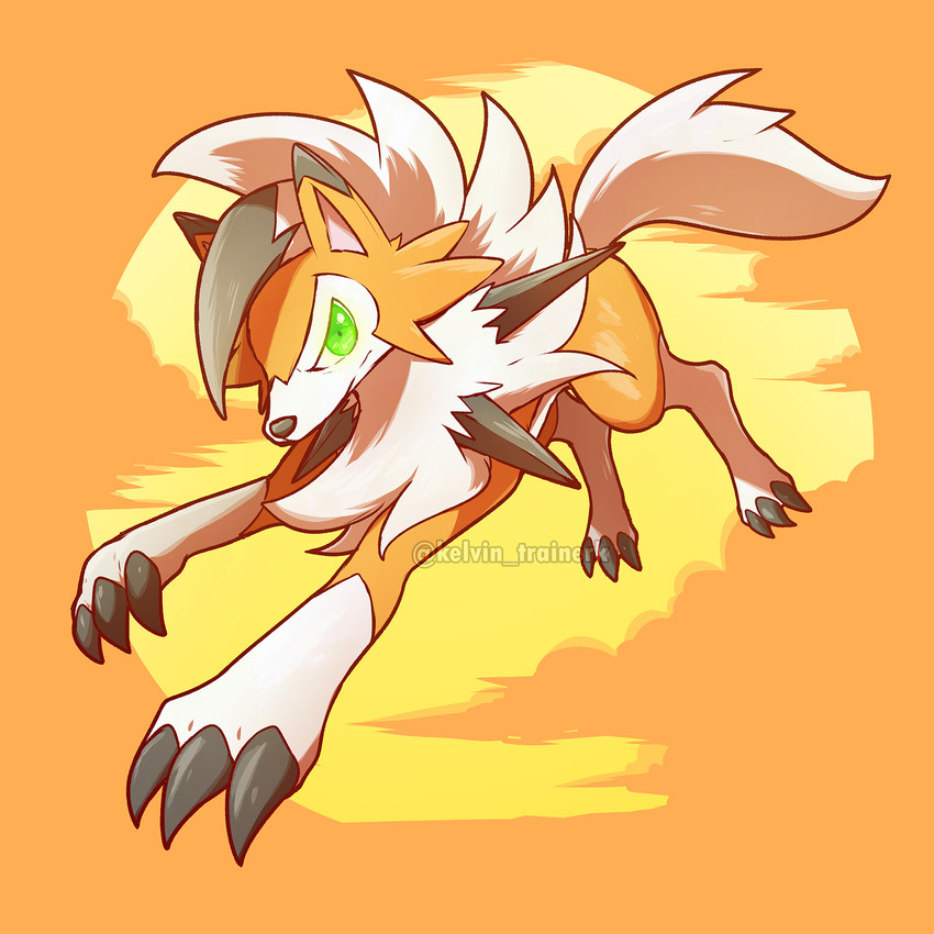 lycanroc (pokemon) drawn by kelvin-trainerk