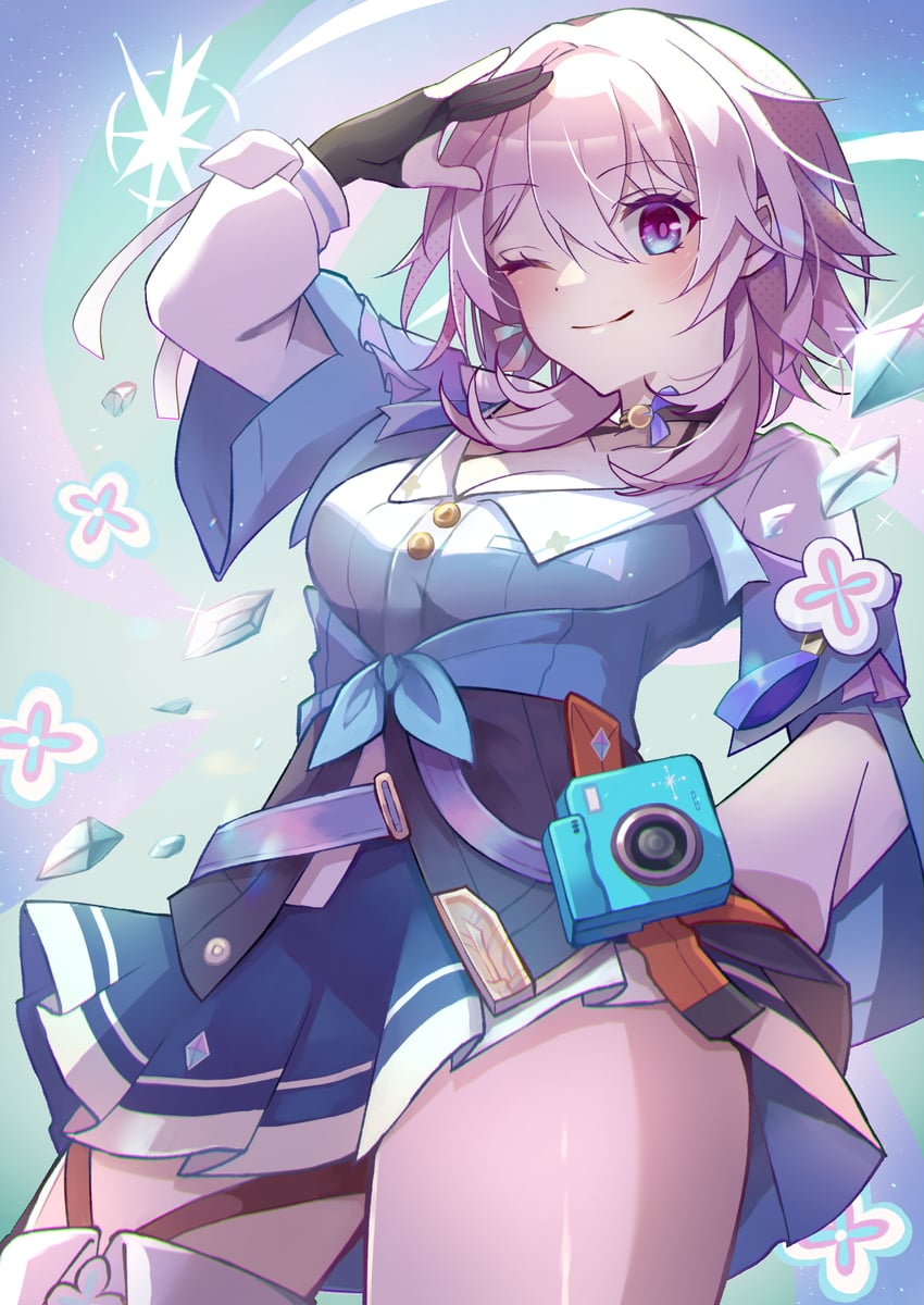 march 7th (honkai and 1 more) drawn by 3sat0