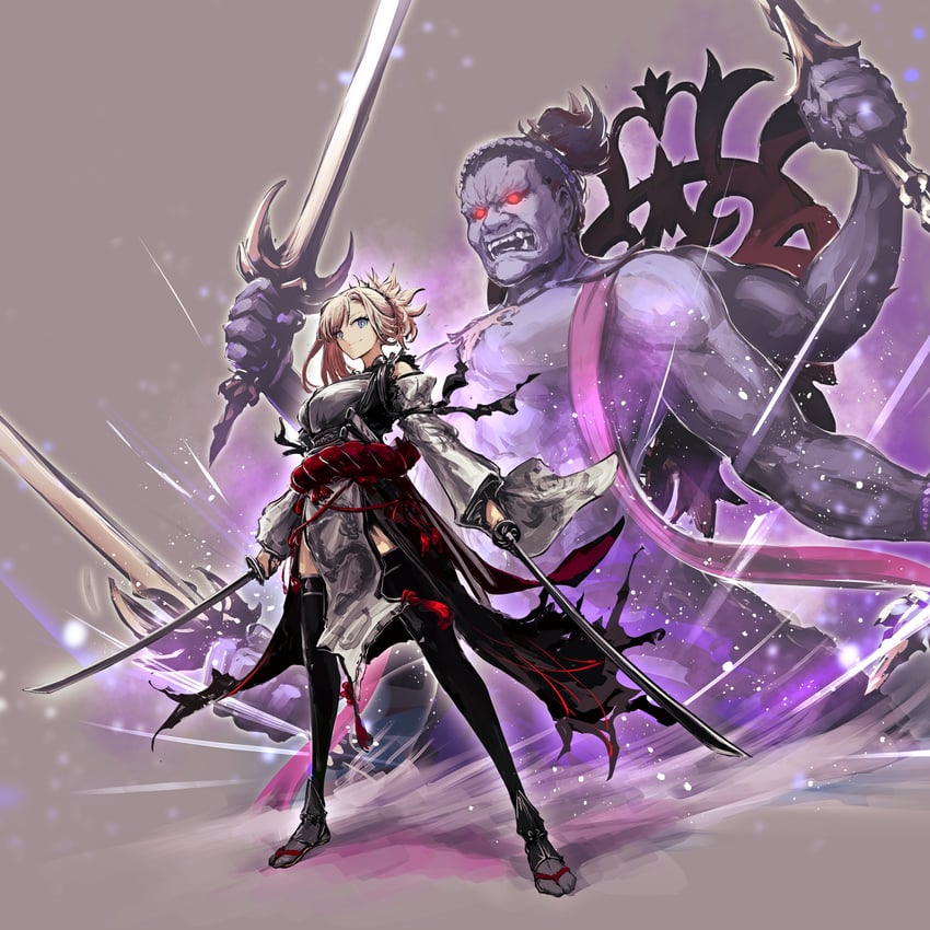 miyamoto musashi (fate and 1 more) drawn by 152_in_can