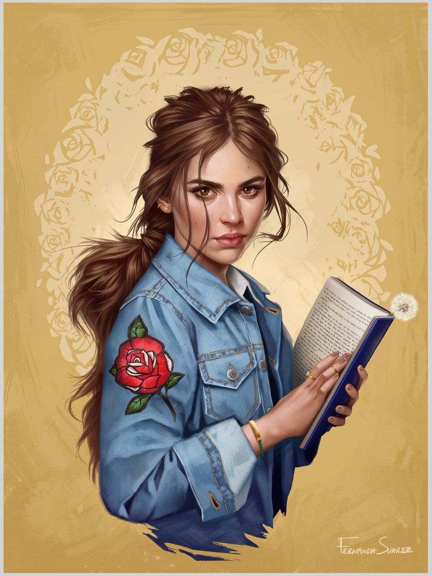 belle (beauty and the beast) drawn by fernanda_suarez