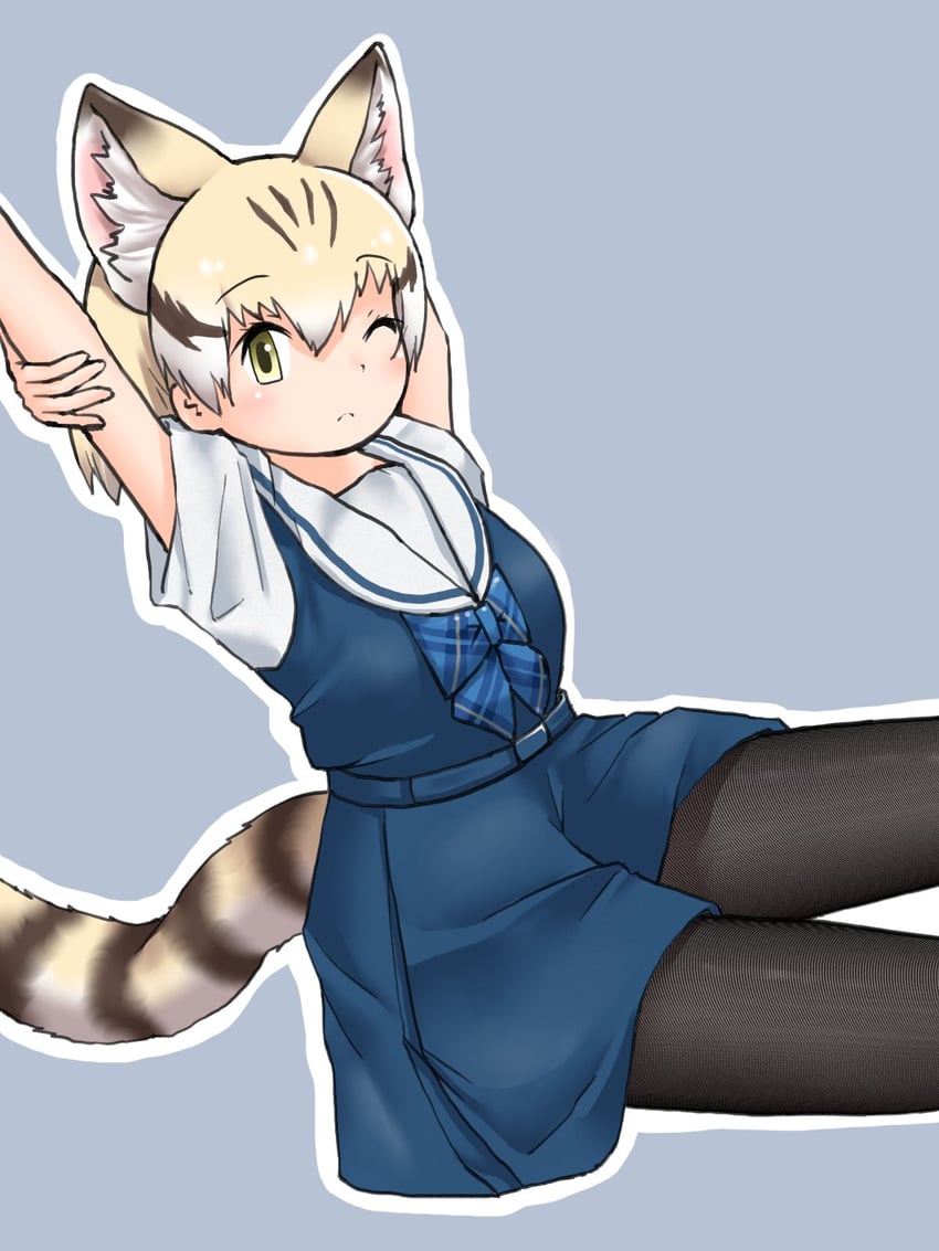 sand cat (kemono friends and 1 more) drawn by uf34a