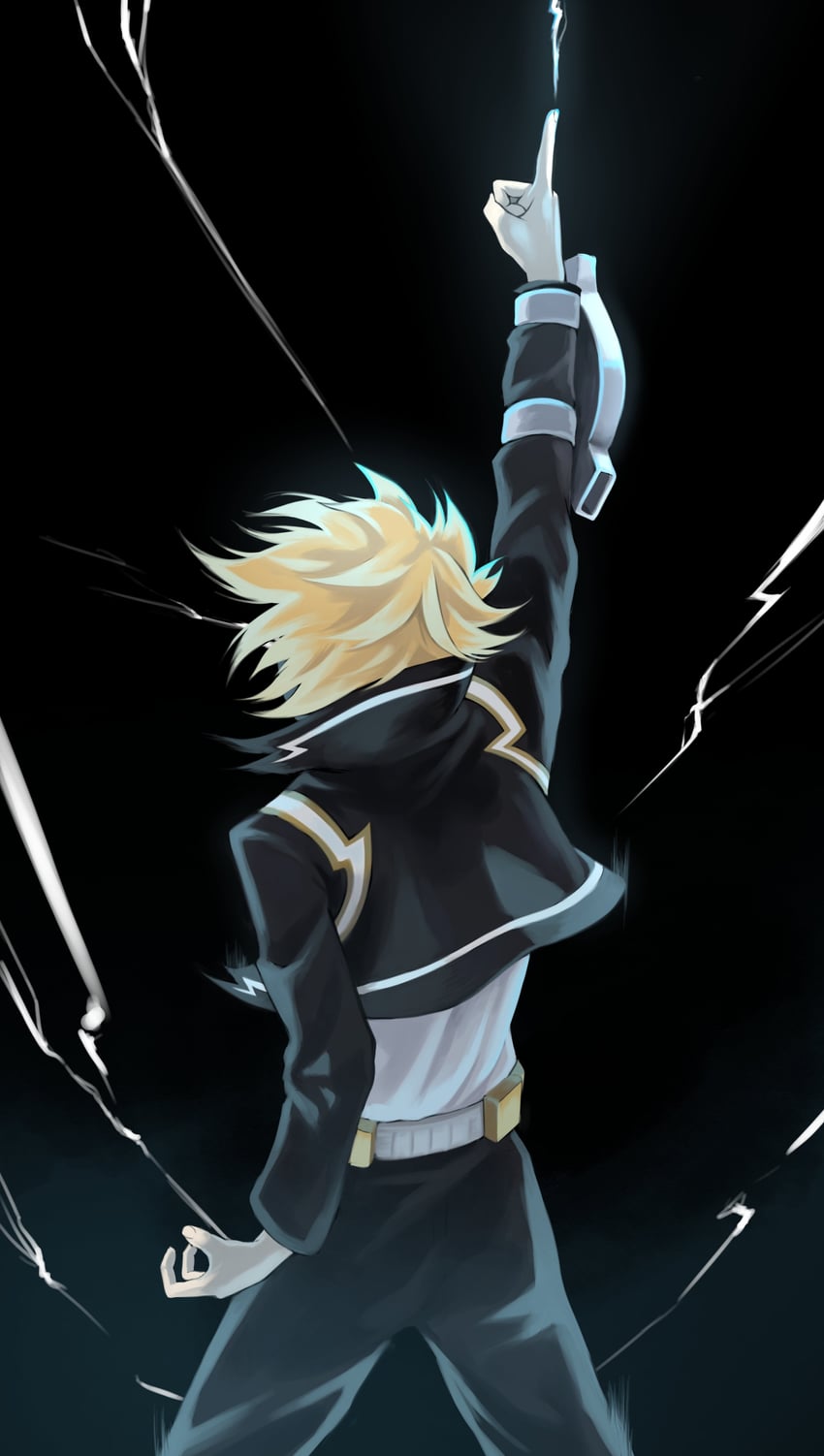 kaminari denki (boku no hero academia) drawn by fengling_(furin-jp)