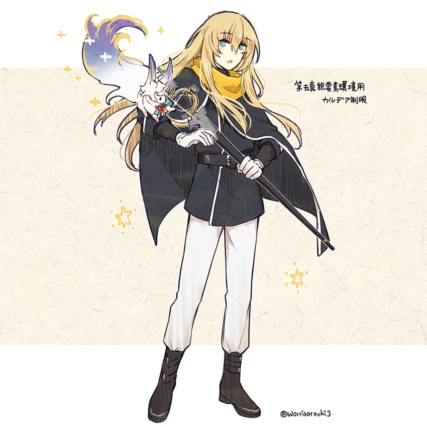 fujimaru ritsuka, fou, and kirschtaria wodime (fate and 1 more) drawn by worrisorochi