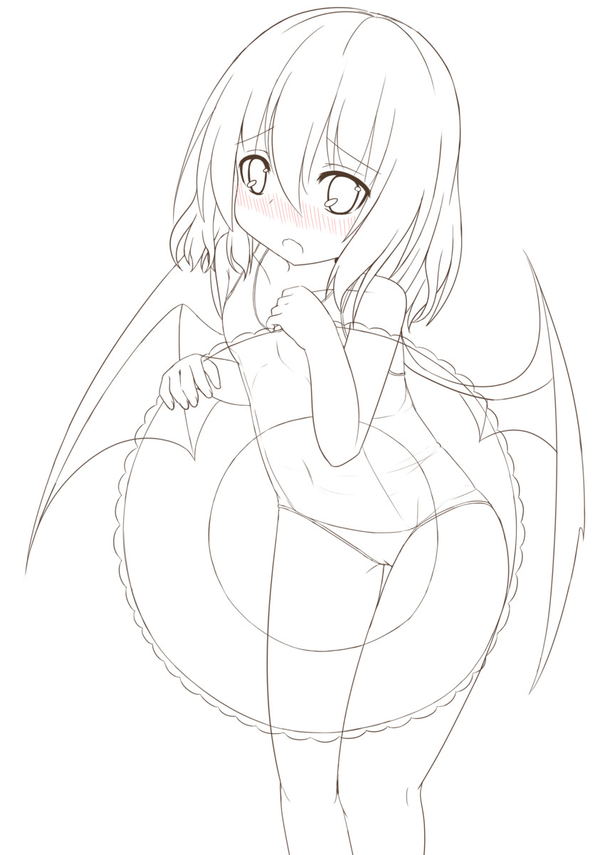 remilia scarlet (touhou) drawn by nyt_(nagane)