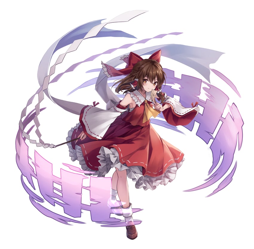 hakurei reimu (touhou) drawn by kure~pu
