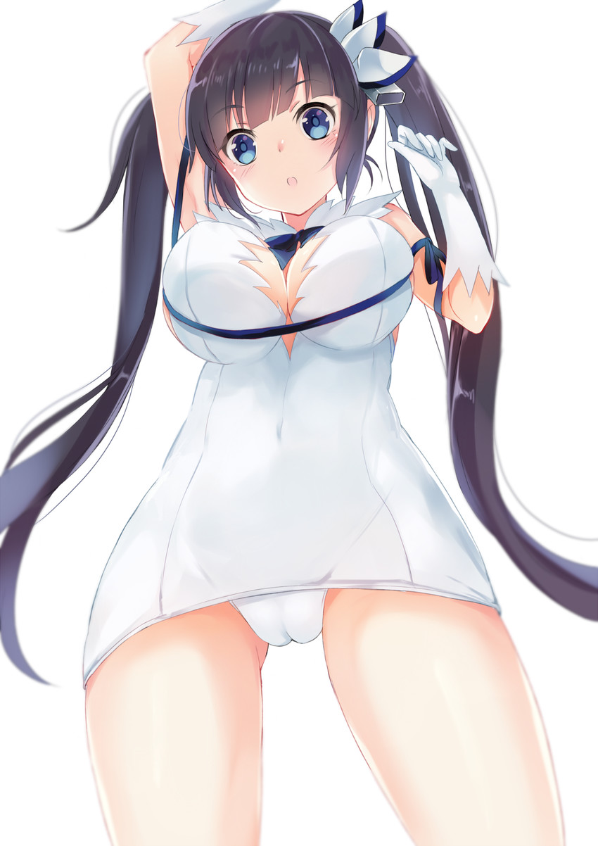 hestia (dungeon ni deai wo motomeru no wa machigatteiru darou ka) drawn by harimoji