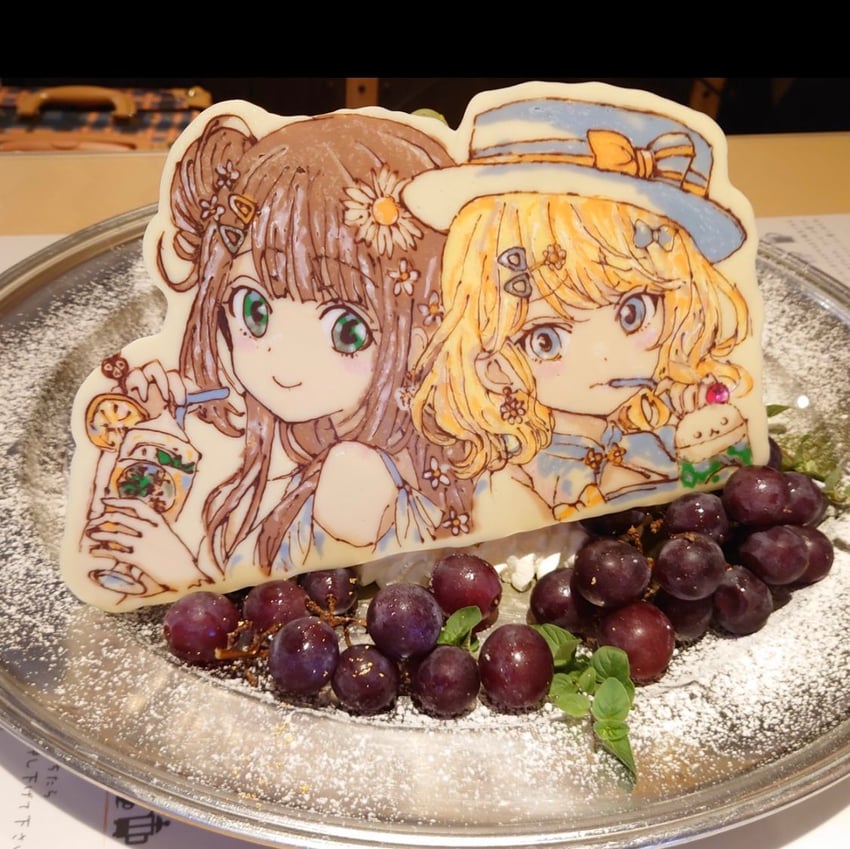 kirima syaro and ujimatsu chiya (gochuumon wa usagi desu ka?) drawn by belcorno