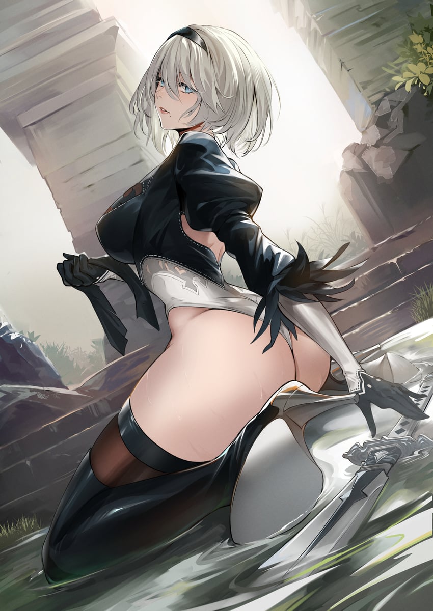 2b (nier and 1 more) drawn by nr_noir