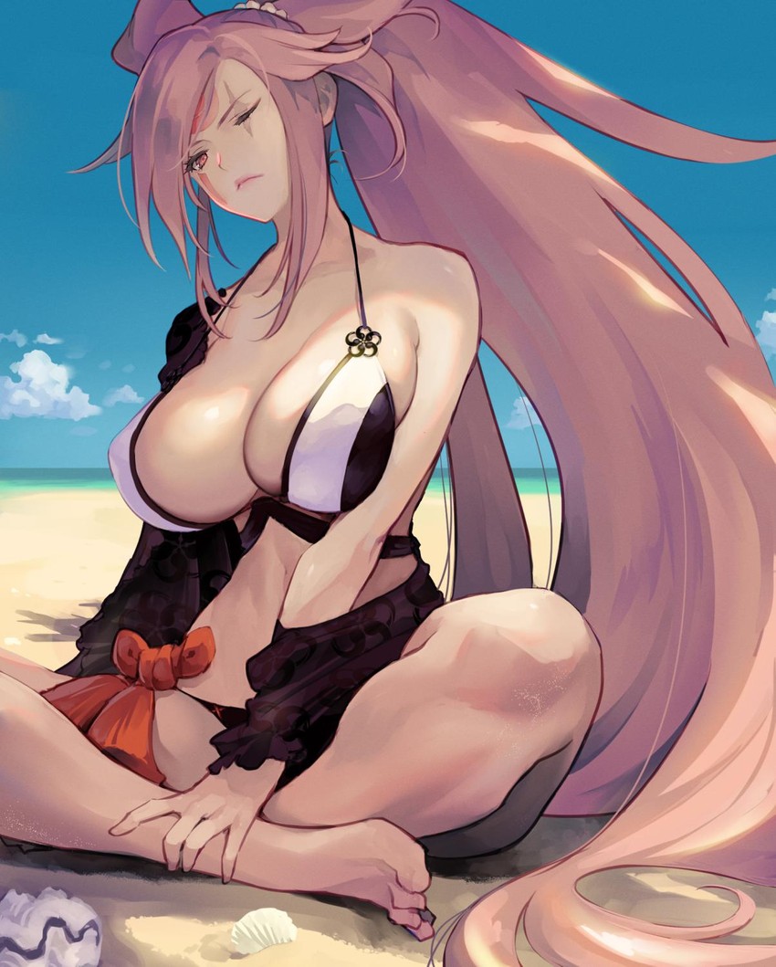 baiken (guilty gear and 1 more) drawn by jako_(toyprn)
