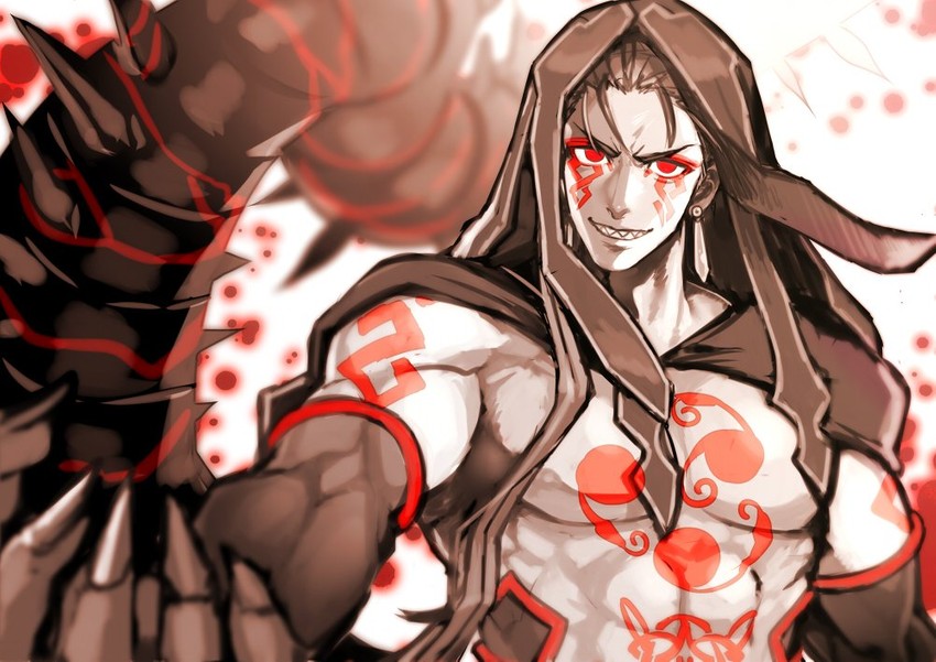 cu chulainn and cu chulainn alter (fate and 1 more) drawn by quyo94
