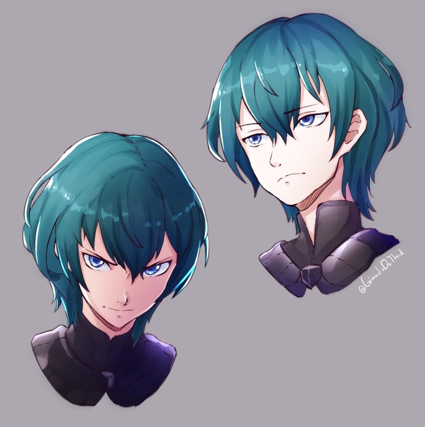 male byleth (fire emblem and 1 more) drawn by grimmelsdathird