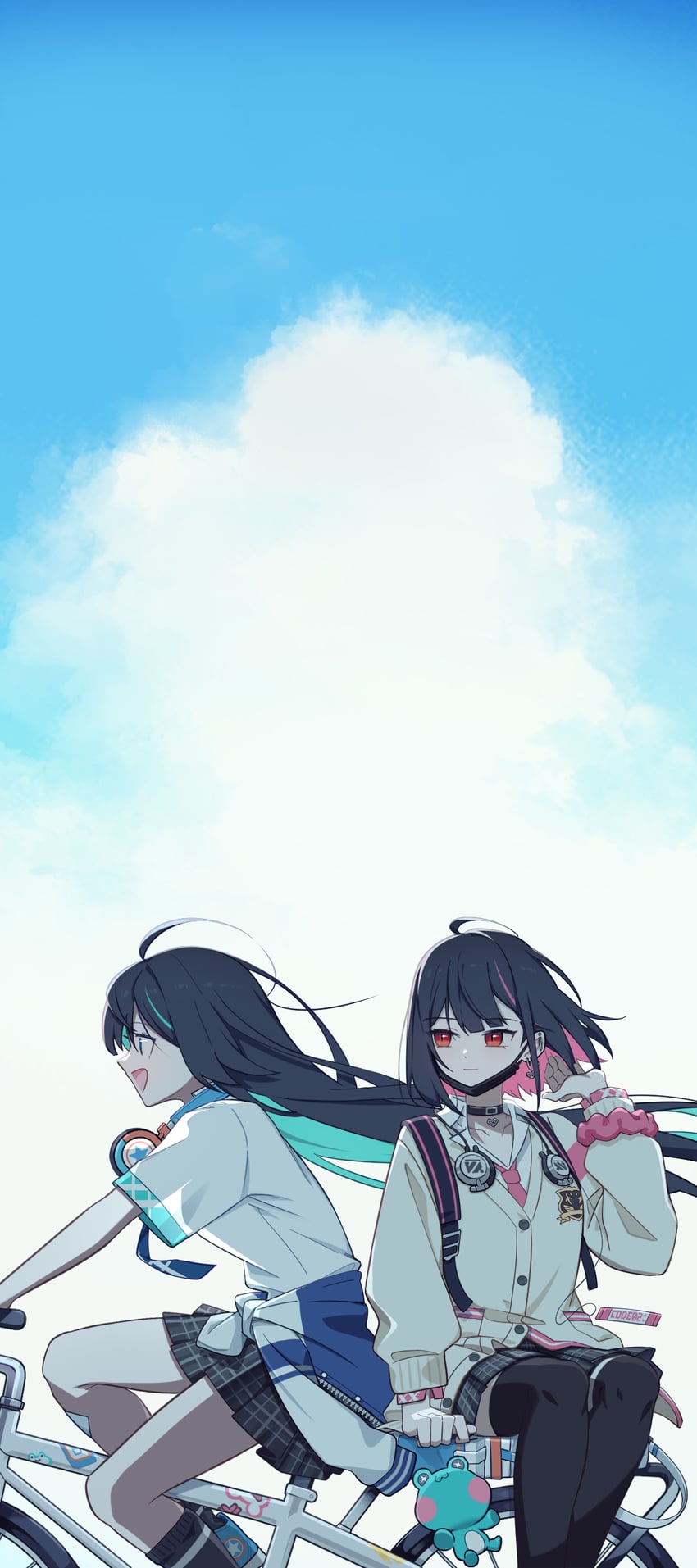 marlene and debi (black survival and 1 more) drawn by mnnnya
