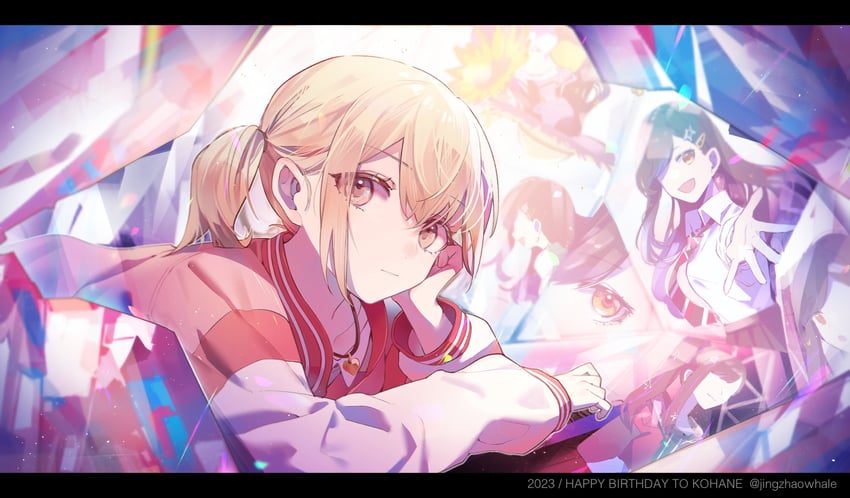 shiraishi an and azusawa kohane (project sekai) drawn by jingzhaowhale