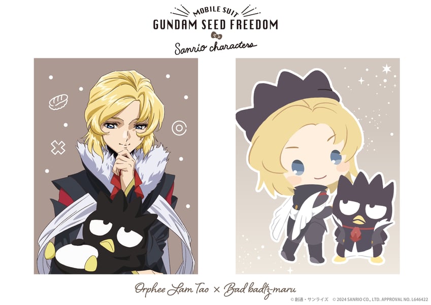 badtz-maru and orphee lam tao (gundam and 4 more)