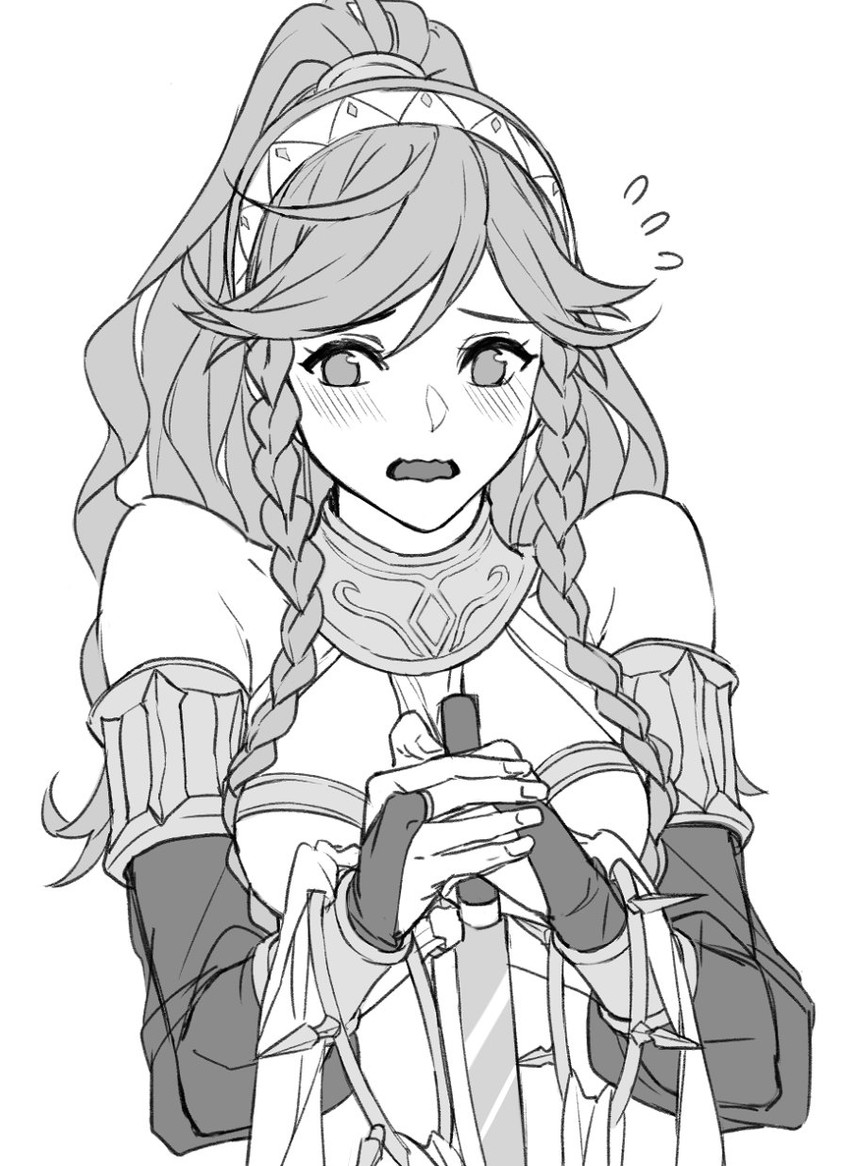 olivia (fire emblem and 1 more) drawn by kamu_(kamuuei)