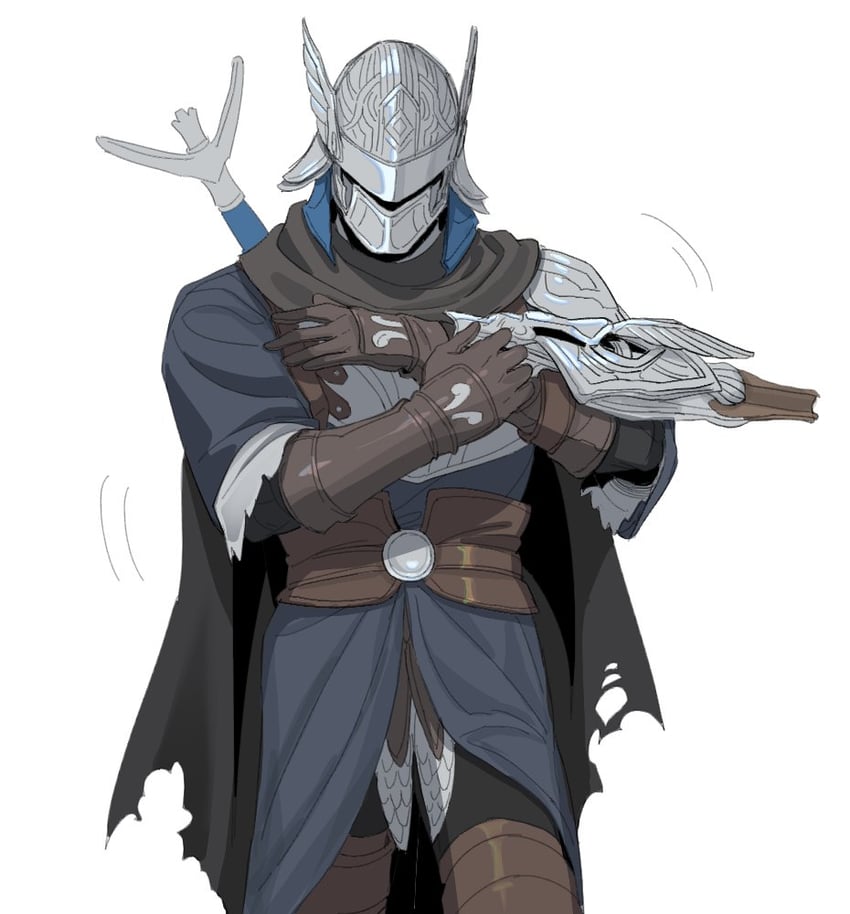 wylder (elden ring and 1 more) drawn by xxq_002