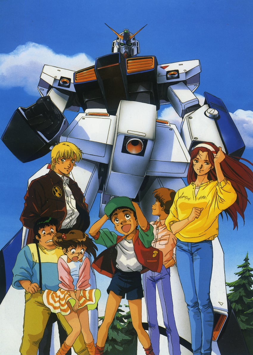 christina mackenzie, gundam alex, bernard wiseman, alfred izuruha, dorothy, and 2 more (gundam and 1 more)