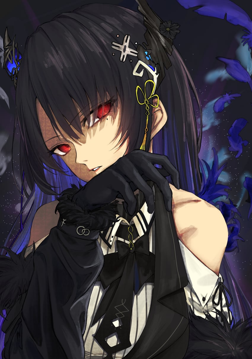 nerissa ravencroft (hololive and 1 more) drawn by qwq22565156
