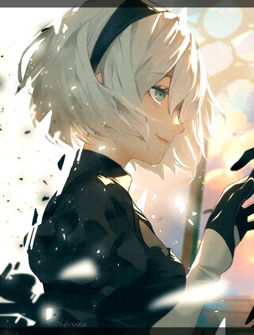 2b (nier and 1 more) drawn by ouka_(stan)