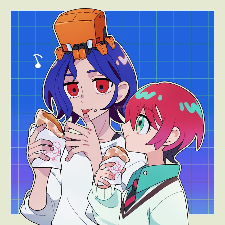 amate yuzuriha, shuji ito, and conch (gundam and 1 more) drawn by karaage_bentou_(28grtm)