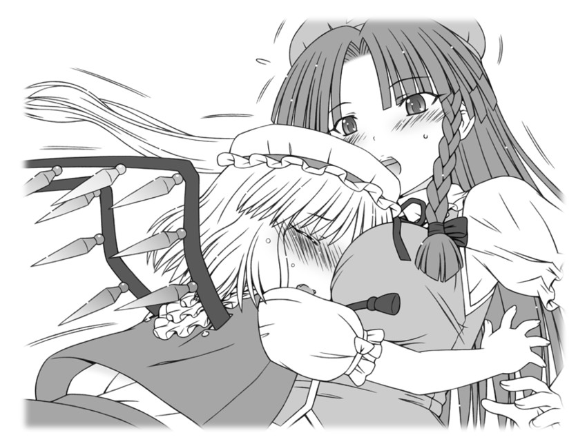 flandre scarlet and hong meiling (touhou) drawn by kusanagi_ryuuichi