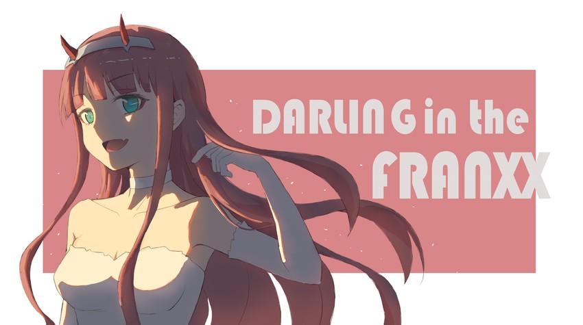 zero two (darling in the franxx) drawn by unicron_(brous)