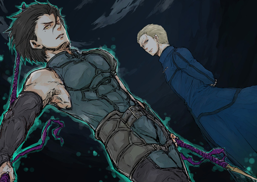 diarmuid ua duibhne and kayneth el-melloi archibald (fate and 1 more) drawn by kuchiba_(silentblue05)