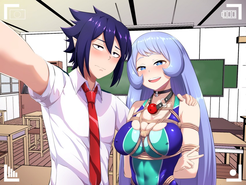 hado nejire and amajiki tamaki (boku no hero academia) drawn by nero-kun