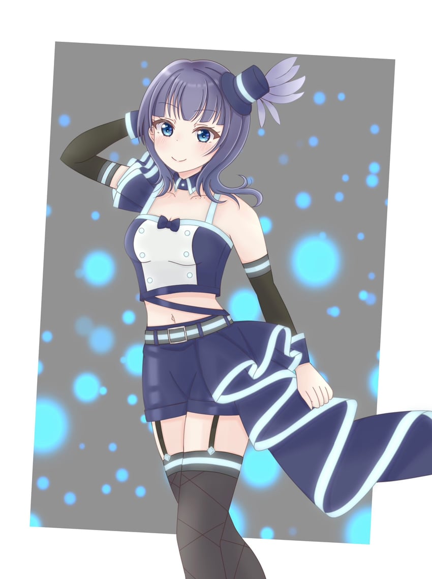 asaka karin (love live! and 1 more) drawn by buchiko_(shakishaki25726)