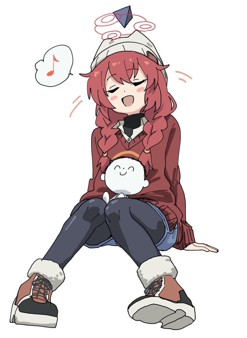 sensei, doodle sensei, and maki (blue archive) drawn by momomatang
