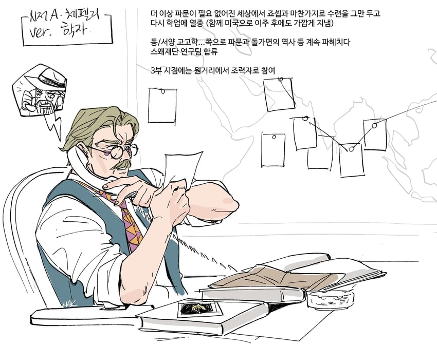 joseph joestar and caesar anthonio zeppeli (jojo no kimyou na bouken and 1 more) drawn by hakmonss