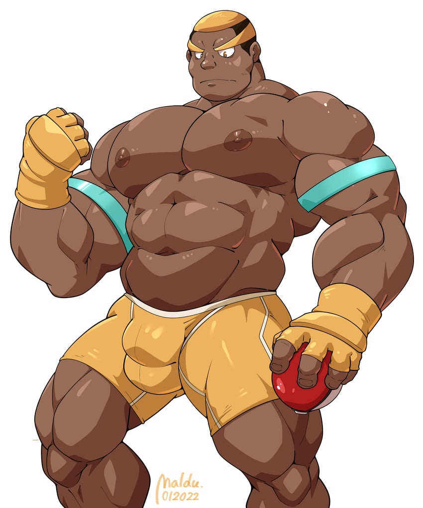 marshal (pokemon and 1 more) drawn by maldu_(chokeylover)