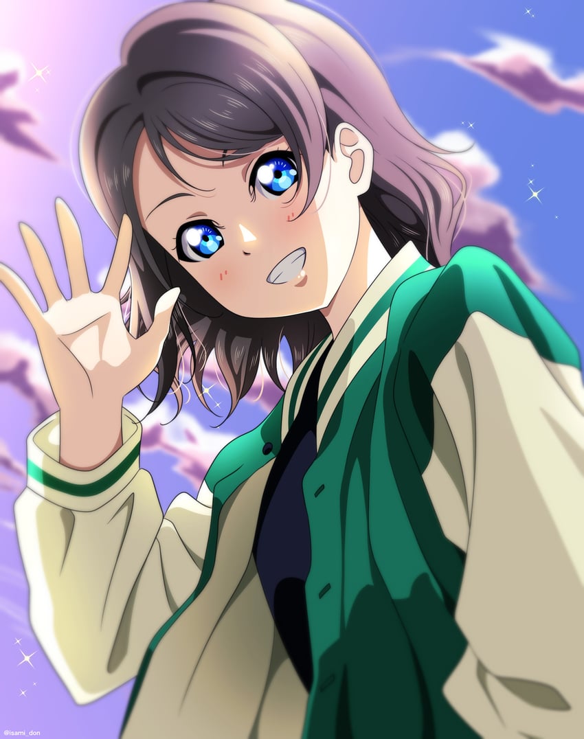 watanabe you (love live! and 1 more) drawn by isami_don