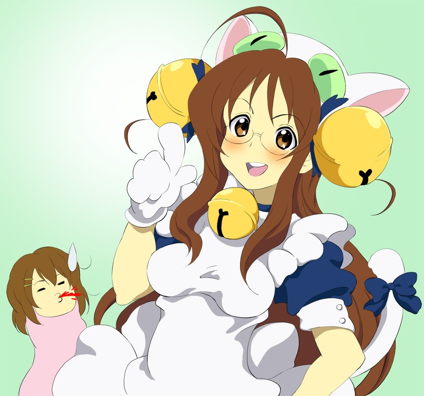hirasawa yui, dejiko, yamanaka sawako, and sanada asami (k-on! and 1 more)