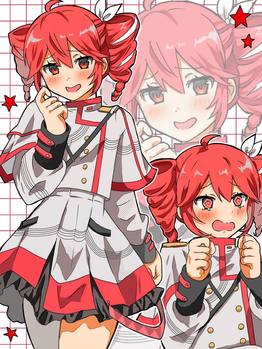 kasane teto (utau and 1 more) drawn by nichica_yamada