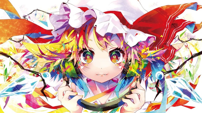 flandre scarlet (touhou) drawn by kamiya_yuu