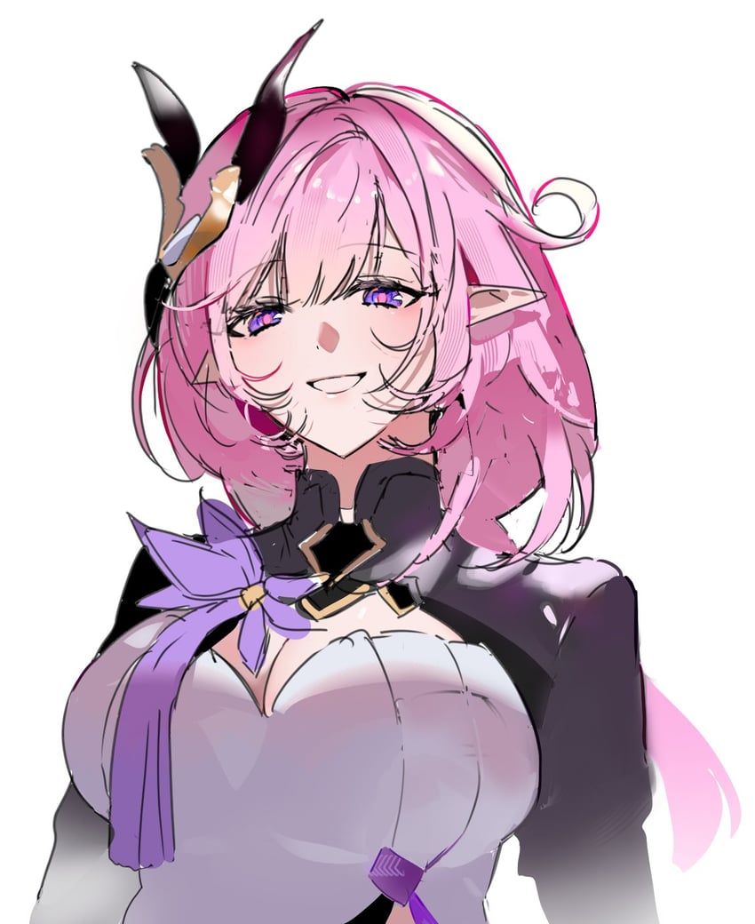 elysia (honkai and 1 more) drawn by hsian_rd