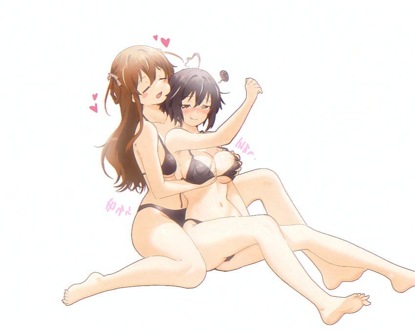takigawa miu and tachikawa ayaka (22/7) drawn by hitorilily