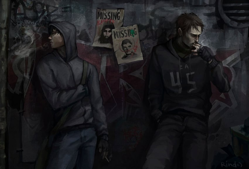 simon henriksson and david leatherhoff (cry of fear and 1 more) drawn by softlight18